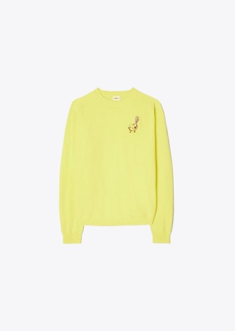 Cashmere Raglan Birdie Sweater - 37% Off!