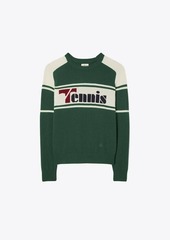 Tory Burch Cashmere Retro Tennis Sweater
