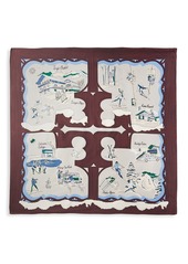 Tory Burch Chalet Silk Square Scarf