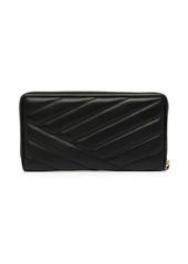 Tory Burch chevron-quilted continental wallet