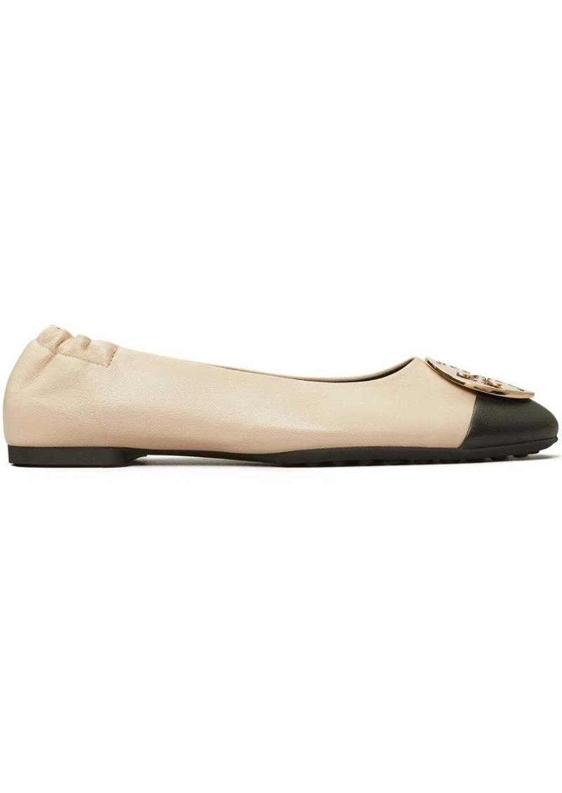 Tory Burch Claire cap-toe ballerina shoes