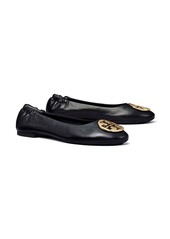 Tory Burch Claire leather ballerina shoes