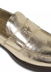 Tory Burch Classic Metallic Leather Loafers