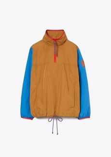 Tory Burch Color-Block Nylon Half-Zip Jacket