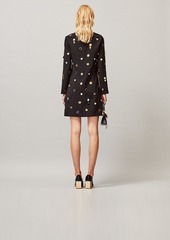 tory burch embroidered shift dress