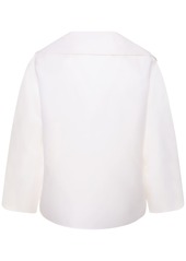 Tory Burch Cotton Silk Gazar Tunic Shirt