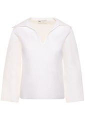 Tory Burch Cotton Silk Gazar Tunic Shirt