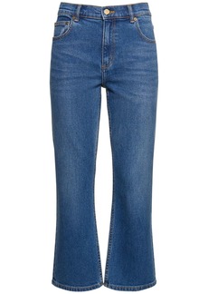 Tory Burch Cropped Flared Midi Jeans