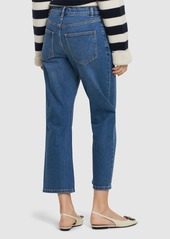 Tory Burch Cropped Flared Midi Jeans