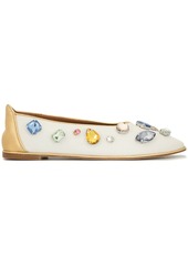 Tory Burch crystal embellished flat shoes