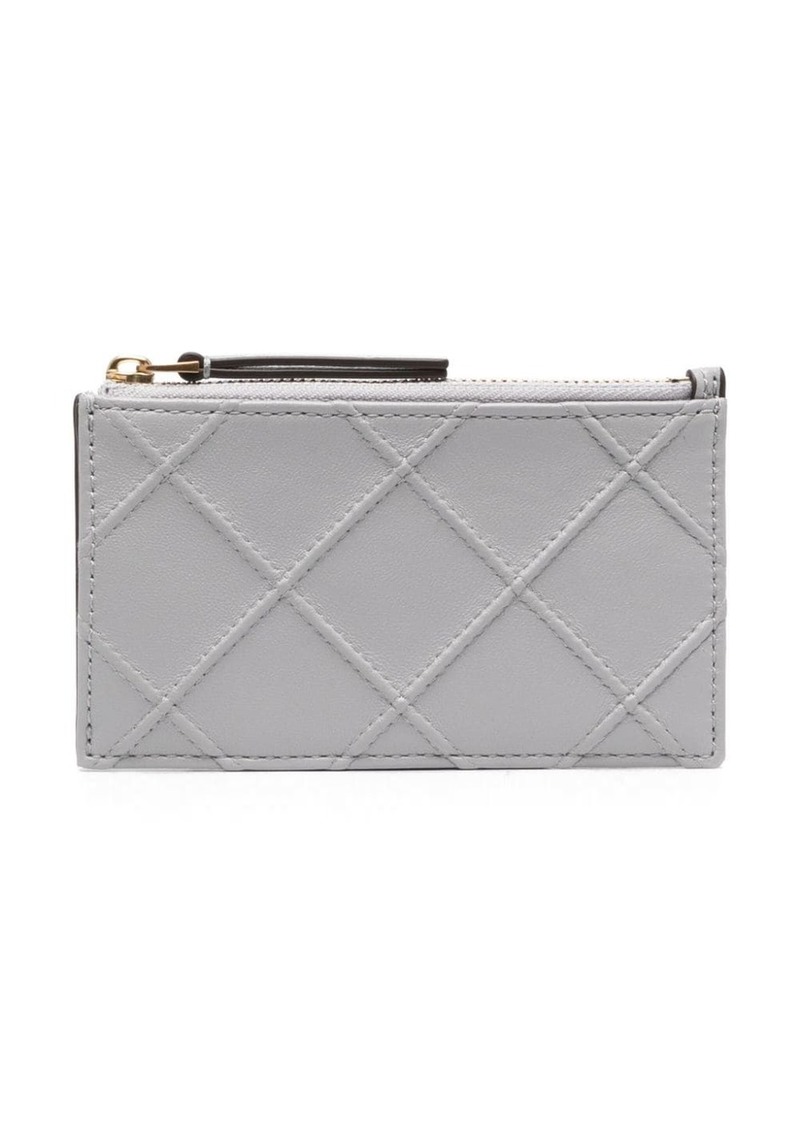 Tory Burch diamond-quilted leather wallet