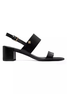 Tory Burch Double T 50MM Leather Sandals