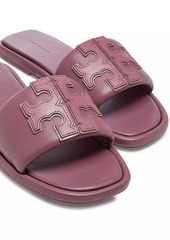 Tory Burch Double T Sport Leather Sandals