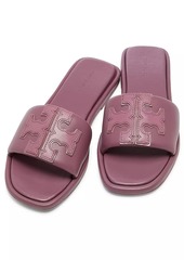 Tory Burch Double T Sport Leather Sandals