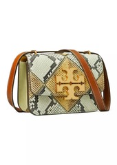 Tory Burch Eleanor Snake-Embossed Leather Crossbody Bag