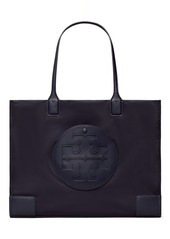 Tory Burch Ella logo-patch tote bag