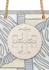 Tory Burch Ella Zebra-Print Chain Tote Bag