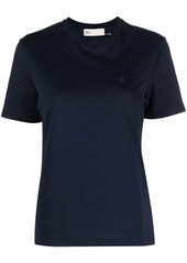 Tory Burch embroidered-logo cotton T-shirt