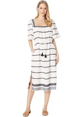 Tory Burch Embroidered Midi Dress Cover-Up