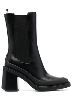 Tory Burch EXPEDITION BLACK LEATHER BOOTS