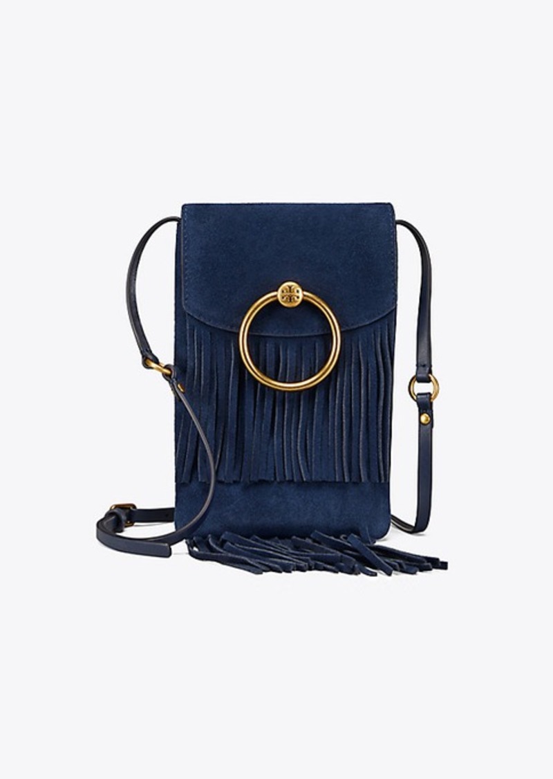 Tory Burch FARRAH FRINGE PHONE CROSS-BODY | Misc Accessories