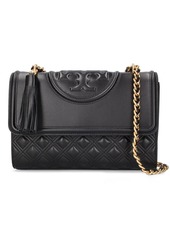 Tory Burch Fleming Convertible Leather Shoulder Bag