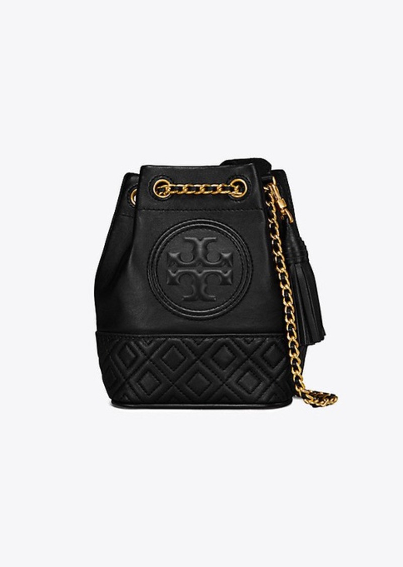 tory burch mini fleming bucket bag