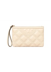 Tory Burch Fleming Quilted Leather Wristlet