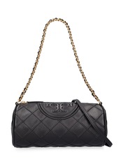 Tory Burch Fleming Soft Leather Barrel Bag