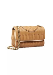 Tory Burch Fleming Soft Pleated Leather Shoulder Bag