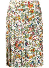 Tory Burch floral print pleated skirt