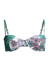 Tory Burch Floral Printed Underwire Top