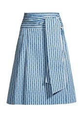 Tory Burch Gemini Link Striped Skirt