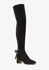 Tory Burch Gigi Over-The-Knee Ankle-Tie Boot