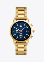 Tory Burch Gigi Smartwatch, Gold-Tone Stainless Steel, 40mm
