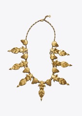 Tory Burch Hammered Willow-Leaf Necklace