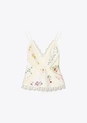 Tory Burch Handkerchief Embroidered Camisole