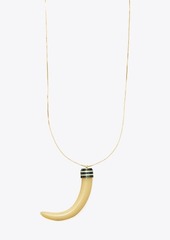 Tory Burch Horn Pendant Necklace