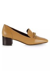 Tory Burch Jessa 45MM Leather Heeled Loafers