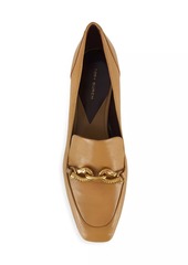 Tory Burch Jessa 45MM Leather Heeled Loafers