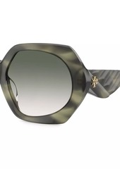 Tory Burch Kira 55MM Oversized Geometric Sunglasses