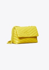 Shop Tory Burch Kira Chevron Powder Coated Convertible Shoulder