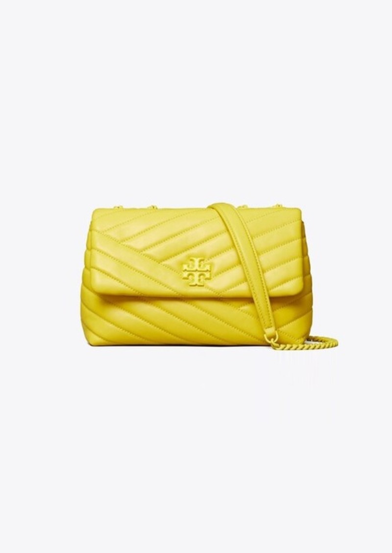 Shop Tory Burch Kira Chevron Powder Coated Convertible Shoulder Bag