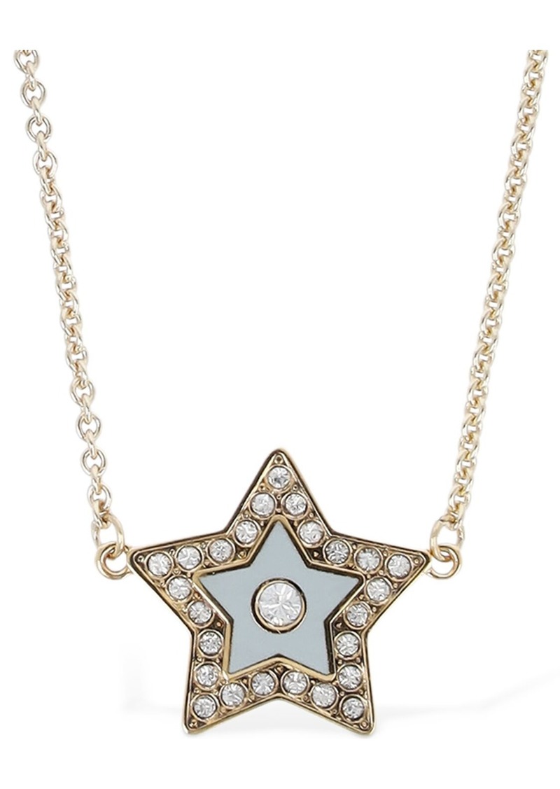 Tory Burch Kira Crystal Star Pendant Necklace