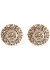 Tory Burch Kira Crystal Stud Earrings