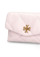 Tory Burch Kira Diamond Quilted Wallet W/ Chain