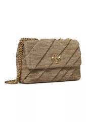 Tory Burch Kira Draped Raffia Convertible Shoulder Bag