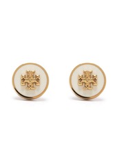 Tory Burch KIRA ENAMEL CIRCLE-STUD EARRING