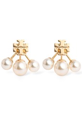 Tory Burch Kira Faux Pearl Front-back Earrings