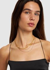 Tory Burch Kira Faux Pearl Layered Necklace
